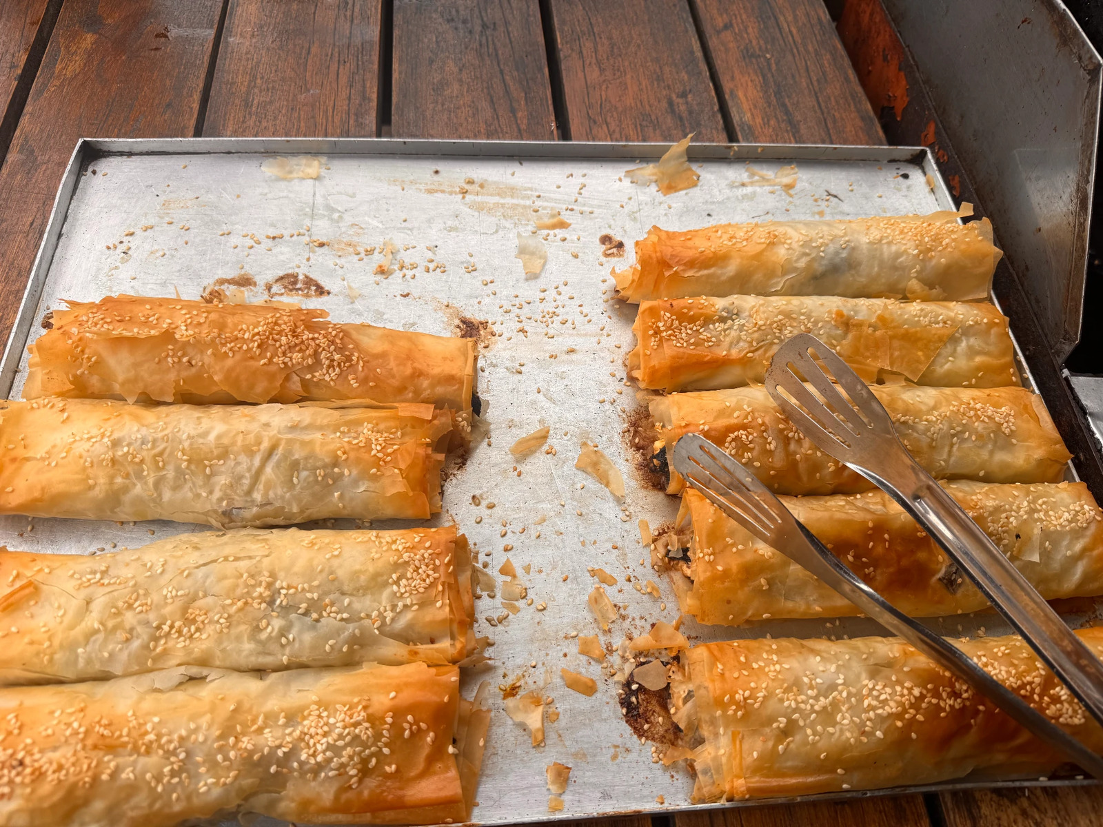 Spanakopita at the Hestia stall